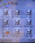 Virus skulls