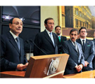 Renato Schifani e Gianfranco Fini