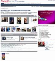 Barack Obama su Yahoo!