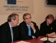Mario Valducci, Maurizio Gasparri e Linda Lanzillotta
