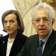 Elsa Fornero e Mario Monti