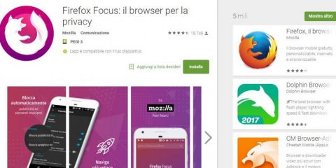 App4Italy. La recensione del giorno, Firefox Focus