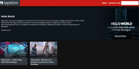 Digitale, sanità e lavoro nel nuovo format di Lepida TV dal titolo “Hello World”