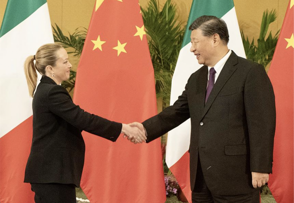 xi jinping meloni