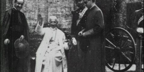 1^ proiezione italiana dei film su Leone XIII realizzati in Vaticano a fine Ottocento
