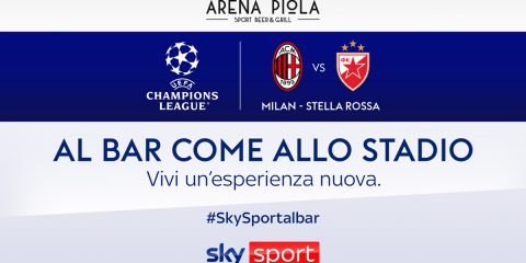 Milan-Stella Rossa, con Sky Business l’esperienza del grande calcio al bar come allo stadio